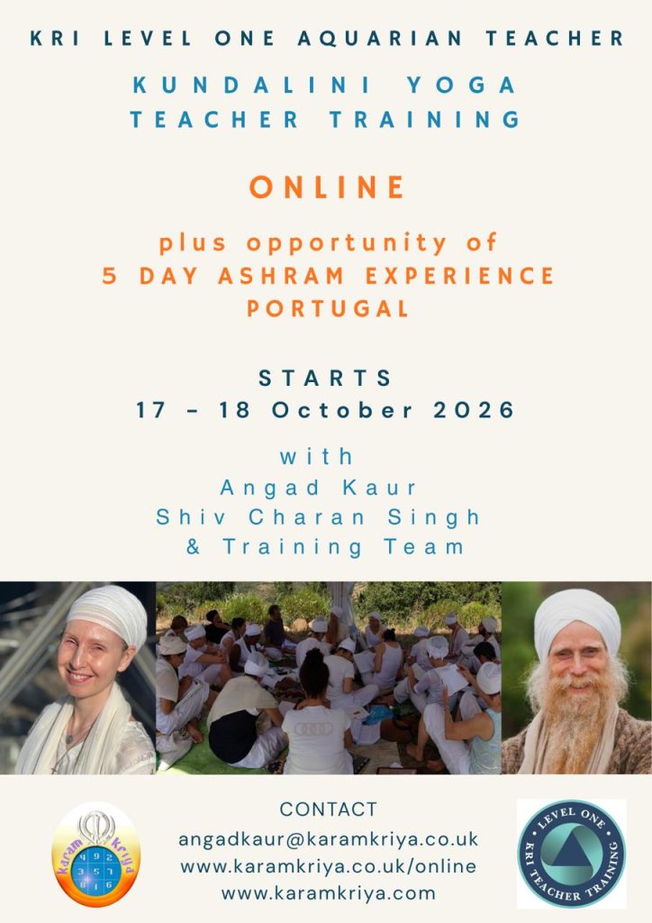 Level1 Kundalini Yoga Level 1 training